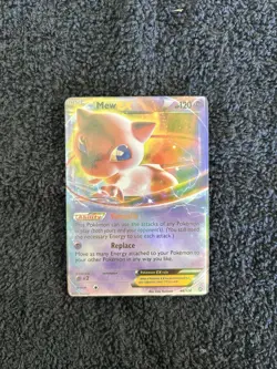Pokemon TCG Mew-EX Holo Rare Card Dragons Exalted, Card 46/124 - Image 1