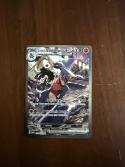 Pokemon TGC Cynthia's Garchomp EX Holo Card 232/182 Sv10: Destined Rivals - Image 1