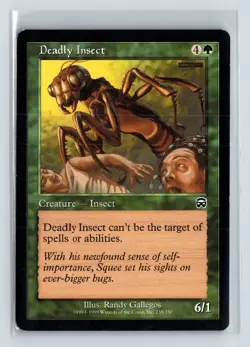DEADLY INSECT - MTG Magic the Gathering Card - Mercadian Masques - Common - Image 1
