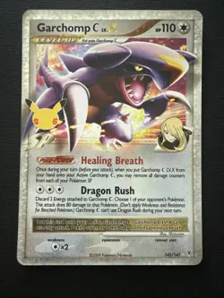 Garchomp C LV.X 145/147 Pokemon Celebrations Classic Collection Rare Card NM/M* - Image 3