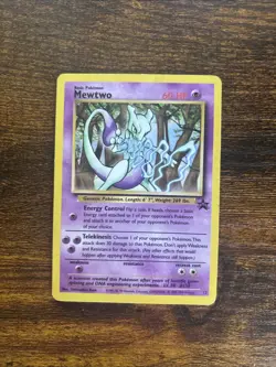 Pokemon Mewtwo Black Star Promo LVL 30 #150 Card 12. Lightly Played - Image 1