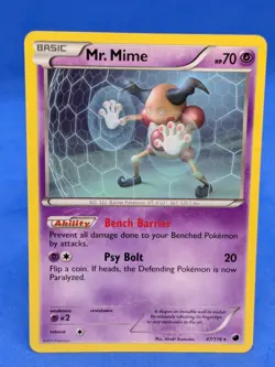 Mr. Mime 47/116 Plasma Freeze Regular Pokemon Card LP - Image 2