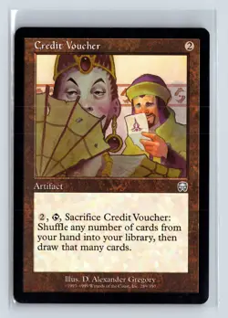 CREDIT VOUCHER - MTG Magic the Gathering Card - Mercadian Masques - Uncommon - Image 1