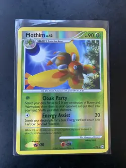 MOTHIM 6/99 Holo Rare Arceus Platinum Pokemon Card Light Play - Image 1
