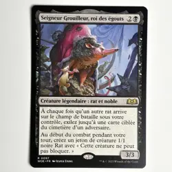 SEIGNEUR GROUILLEUR, ROI DESZ EGOUTS MTG WOE - CARTE MAGIC THE GATHERING FR NEUF - Image 1