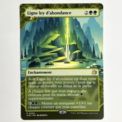 LIGNE LEY D'ABONDANCE MTG WOE - CARTE MAGIC THE GATHERING FR NEUF - Image 1
