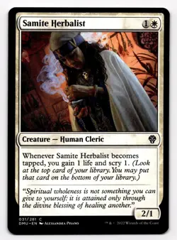 MTG Samite Herbalist Dominaria United 031/281 Regular Common - Image 1
