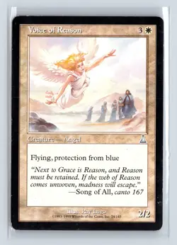 VOICE OF REASON - MTG Magic the Gathering Card - Urza's Destiny - Uncommon - Image 1