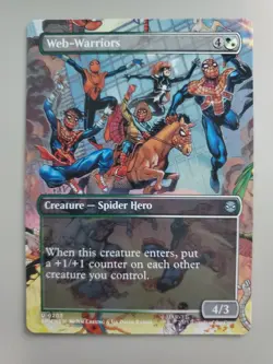 MTG Web-Warriors Marvel's Spider-Man Borderless Uncommon - Image 1