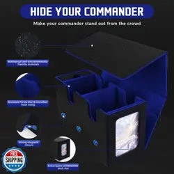 ATPWONZ MTG Deck Box with Commander Display,Holds 300+ Single-Sleeved Cards,D - Image 2