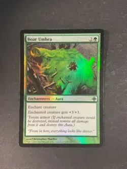 Boar Umbra -Foil - Theros Beyond Death - Magic the Gathering - MTG - Image 1