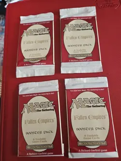 MTG FALLEN EMPIRES Booster Pack (x4) Sealed (OldManMTG 008-761) - Image 1