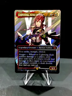 2025 MTG Final Fantasy LIGHTNING, ARMY OF ONE (Character Surge Foil) #0545 * NM - Image 1