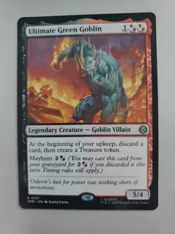 MTG Ultimate Green Goblin Marvel's Spider-Man Regular Rare - Image 1