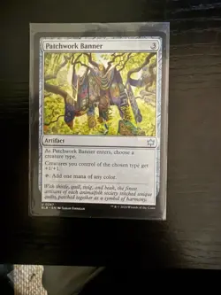 x1 Patchwork Banner BLB Bloomburrow MTG 247 UNCOMMON M/NM 1x - Image 1