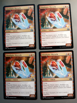 4X - MTG - MAGIC THE GATHERING MTG AETHERDRIFT CLOUDSPIRE SKYCYCLE NM/M - Image 1