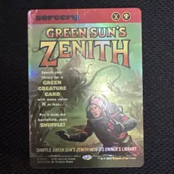 Green Sun's Zenith (Showcase) #127 (Foil) (NM) Special Guests SPG Magic MTG - Image 1