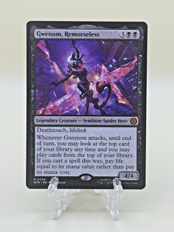 MTG Spider-Man Mythic Gwenom, Remorseless #0056 - Image 1