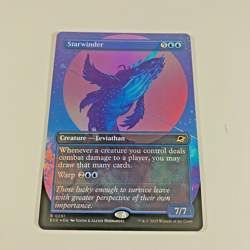 Starwinder Borderless Foil Rare MtG Card EOE 291 NM Full Art - Image 1