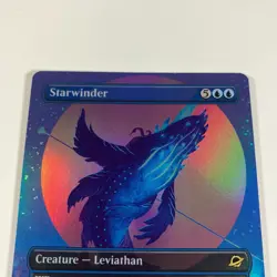 Starwinder Borderless Foil Rare MtG Card EOE 291 NM Full Art - Image 2