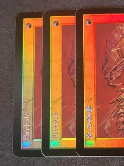 MTG Firebolt Odyssey Foil Japanese English English Card Set Used - Image 3
