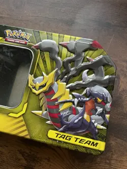 Pokemon Tag Team Garchomp & Giratina GX Power Partnership EMPTY TIN ONLY - Image 2