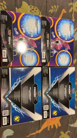 Pokemon 4x Pikachu V & Hoopa V Boxes Sealed Evolving Skies Fusion Strike - Image 2