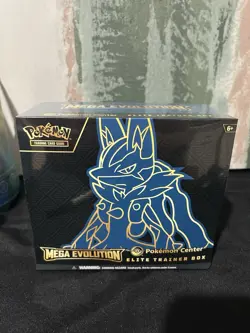 Pokemon Center Mega Evolution Lucario ETB Elite Trainer Box - Image 1