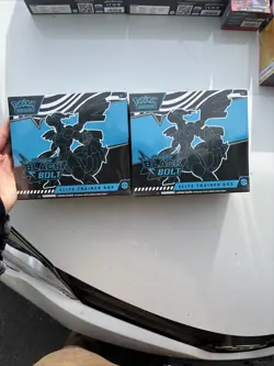 Pokemon TCG Black Bolt Elite Trainer Box ETB Lot Of 2 New Factory Sealed - Image 1