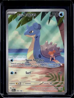 Pokemon SV10: Destined Rivals Misty's Lapras 194/182 - Image 1