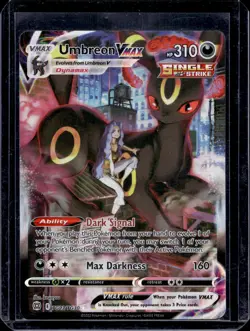 Pokemon SWSH09: Brilliant Stars Trainer Gallery Umbreon VMAX TG23/TG30 - Image 1