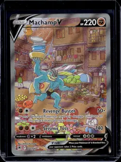 Pokemon SWSH10: Astral Radiance Machamp V (Alternate Full Art) 172/189 - Image 1