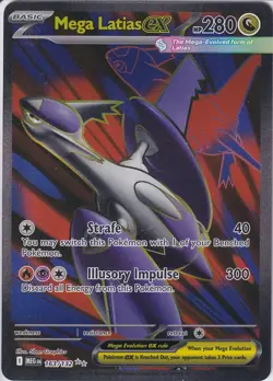 Pokemon Mega Evolution Mega Latios ex Full Art #163 NM/MINT - Image 1