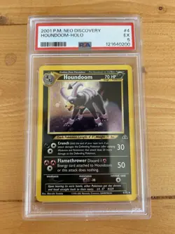 2001 POKEMON NEO DISCOVERY #23 HOUNDOOM PSA 5 - Image 1