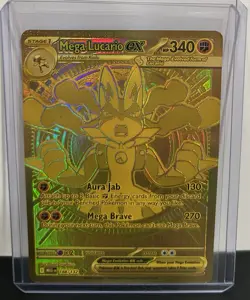Mega Lucario EX 188/132 Hyper Rare Mega Evolution Pokemon TCG Pack Fresh - Image 1