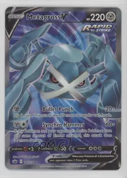 Full Art - Metagross V Pokemon Sword & Shield Chilling Reign #181 - Image 1