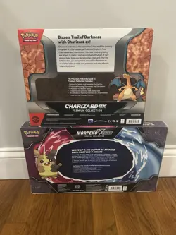 Pokemon Charizard Ex Collection Box & Morpeko V-union Special Collection Box - Image 2