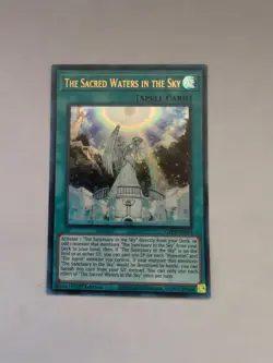 YuGiOh! The Sacred Waters In The Sky GFP2-EN013 1st Edition Ultra Rare Near Mint - Image 1