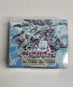 YUGIOH JUSTICE HUNTERS 1ST EDITION FACTORY SEALED BOOSTER BOX - Image 1