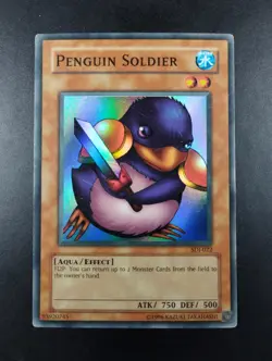 YUGIOH 2002 | PENGUIN SOLDIER | SDJ-022 | NORTH AMERICAN PRINT | VERY GOOD (MP) - Image 5