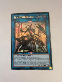 Yugioh! Sky Striker Ace - Zeke - MAMA-EN008 - Ultra Rare - 1st Edition Near Mint - Image 1