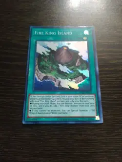 Yugioh - Fire King Island (Super Rare) (Unlimited) - OP25-EN010 Nm - Image 1