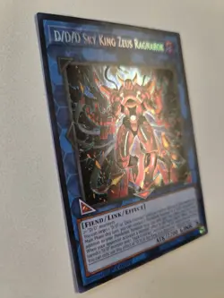 D/D/D Sky King Zeus Ragnarok DOOD-EN049 Secret Rare Yugioh 1st Edition Mint - Image 2