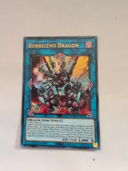 Yugioh! 1x Borrelend Dragon GFP2-EN006 Ultra Rare 1st Ed NM - Image 1