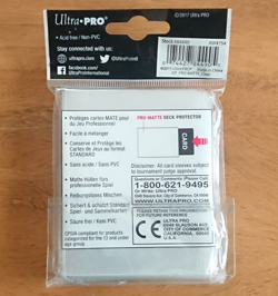 Ultra Pro AW4754 Clear Gaming Card Sleeves Pack of 50 - 66mm x 91mm NEW/SEALED - Image 2