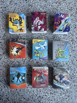 Pokemon Mystery Mini-Binders - Full Of Random Cards - Great Stocking Stuffers 🎁 - Image 1