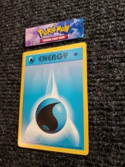 WATER ENERGY Pokemon Card WOTC 1st Edition Base Set Shadowless 102/102 NM - Image 2