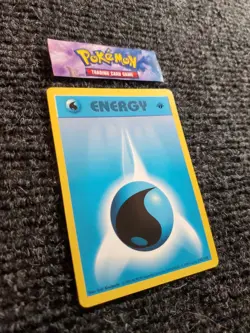 WATER ENERGY Pokemon Card WOTC 1st Edition Base Set Shadowless 102/102 NM - Image 3