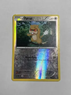 PATRAT Reverse Holo 78/114 COMMON Black & White 2011 Pokemon Card LP - Image 1