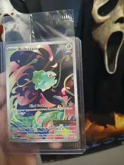 Pokemon TCG Mega Evolutions Stamped Promo Card - Bulbasaur 133/132 - NM - SEALED - Image 1